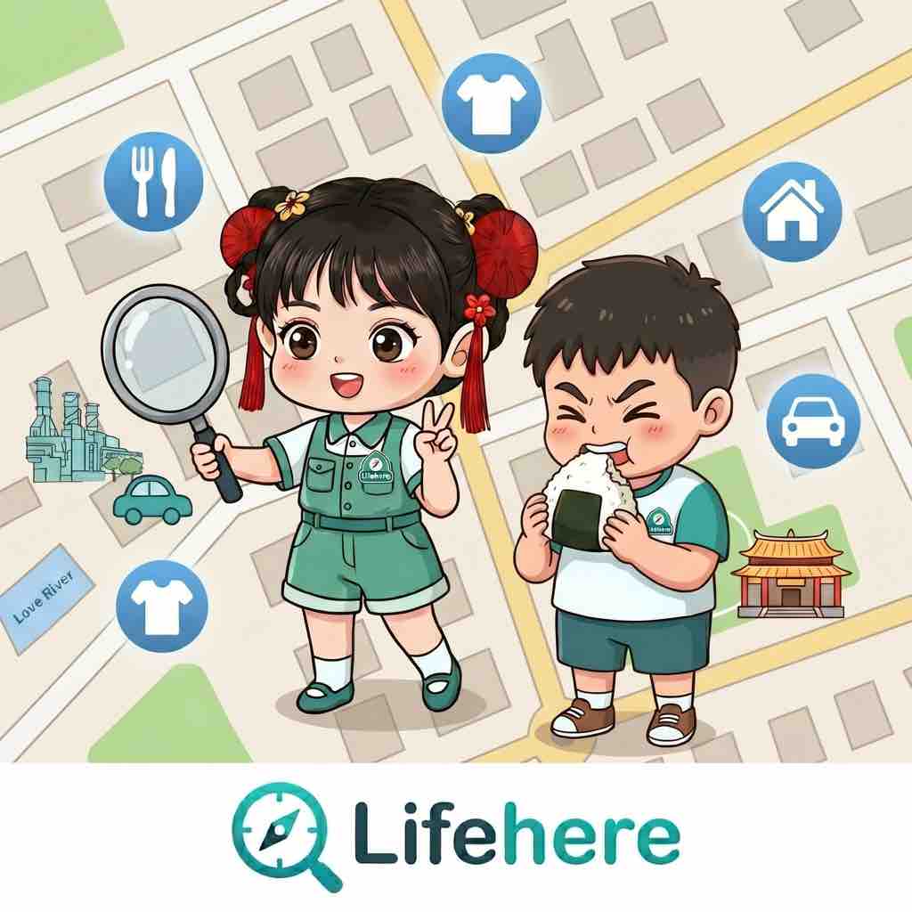 LifeHere到處跑的吉祥物